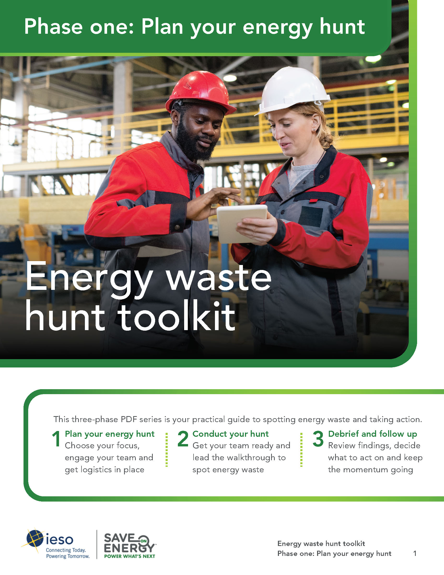 Phase one: Plan your energy hunt cover