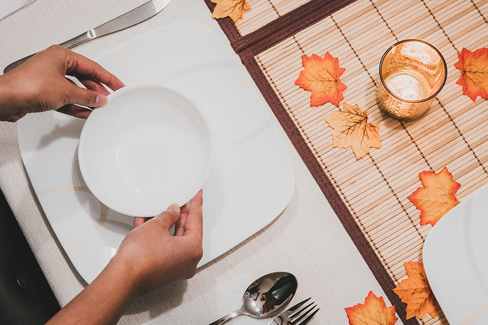 Thanksgiving place setting